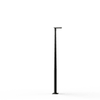 Roger Pradier - Lampadaire Hector N°2 LED Asym 26W 2700K Gris noir 107