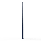Roger Pradier - Lampadaire Hector N°3 LED asym 26W 3000K Bleu acier 065
