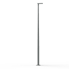 Roger Pradier - Lampadaire Hector N°3 LED Sym 35W 2700K 1-10V Gris 105