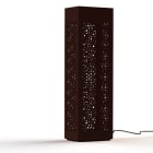 Roger Pradier - Luminaire mobile Hogar Moucharabieh N° 7 LED 16W 2700°K Rouille 046 Prise type J