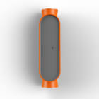 Roger Pradier - Roger Pradier - IBUK LED 4300°K 10-40 Façade PC noir Orange 014