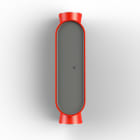 Roger Pradier - IBUK LED 3000°K 10-10 Façade PC noir Rouge 056