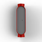 Roger Pradier - Roger Pradier - IBUK LED 4300°K 10-10 Façade PC noir Rouge 110