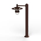 Roger Pradier - Borne Kent N°3 E27 Diffuseur clair Rouille 046