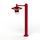 Roger Pradier - Borne Kent N°3 E27 Diffuseur clair Rouge 110