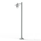 Roger Pradier - Lampadaire Kent N°4 E27 Diffuseur clair Gris 105