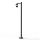 Roger Pradier - Lampadaire Kent N°4 E27 Diffuseur clair Gris 107