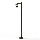 Roger Pradier - Lampadaire Kent N°4 E27 Diffuseur verre dépoli Vert 067