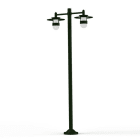 Roger Pradier - Lampadaire Kent N°5 E27 Diffuseur verre dépoli Vert 067