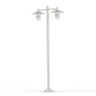 Roger Pradier - Lampadaire Kent N°5 E27 Diffuseur verre dépoli Blanc 101