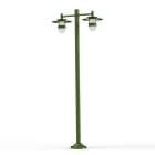 Roger Pradier - Lampadaire Kent N°5 E27 Diffuseur verre dépoli Vert fougère 109
