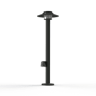 Roger Pradier - Roger Pradier - Borne Kerlouan N°4 prise type J Gris anthracite 006