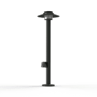 Roger Pradier - Borne Kerlouan N°4 prise type F Gris anthracite 006