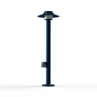 Roger Pradier - Borne Kerlouan N°4 prise type F Bleu acier 065