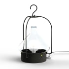 Roger Pradier - Roger Pradier - Luminaire mobile La Hutte N°2 prise type J Gris noir 107