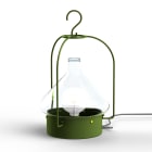 Roger Pradier - Luminaire mobile La Hutte N°2 prise type J Vert fougère 109
