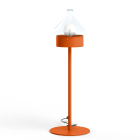 Roger Pradier - Roger Pradier - Luminaire mobile La Hutte N°3 prise type G Orangé pur 014