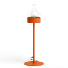 Roger Pradier - Roger Pradier - Luminaire mobile La Hutte N°3 prise type J Orangé pur 014