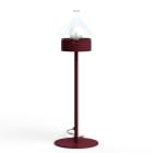 Roger Pradier - Luminaire mobile La Hutte N°3 prise type G Rouge vin 066