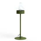Roger Pradier - Luminaire mobile La Hutte N°3 prise type J Vert fougère 109