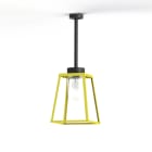 Roger Pradier - Plafonnier Lampiok 2 N°1 diffuseur clair Jaune soufre 068 - Gris noir 107