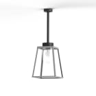 Roger Pradier - Plafonnier Lampiok 2 N°1 diffuseur clair Gris soie 105 - Gris noir 107