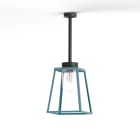 Roger Pradier - Plafonnier Lampiok 2 N°1 diffuseur clair Bleu 111 - Gris noir 107