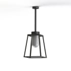 Roger Pradier - Plafonnier Lampiok 2 N°1 diffuseur opale Gris noir 107