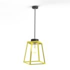 Roger Pradier - Suspension Lampiok 2 N°2 diffuseur clair Jaune soufre 068 - Gris noir 107