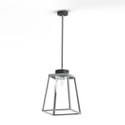Roger Pradier - Suspension Lampiok 2 N°2 diffuseur clair Gris soie 105 - Gris noir 107