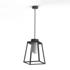 Roger Pradier - Suspension Lampiok 2 N°2 diffuseur opale Gris noir 107