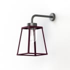 Roger Pradier - Applique Lampiok 2 N°3 diffuseur clair Rouge vin 066 - Gris noir 107