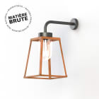 Roger Pradier - Applique Lampiok 2 N°3 Cuivre brut 082 Diffuseur clair - Gris noir 107
