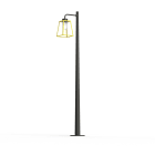 Roger Pradier - Lampadaire Lampiok 2 N°4 diffuseur clair Jaune soufre 068 - Gris noir 107