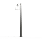 Roger Pradier - Lampadaire Lampiok 2 N°4 diffuseur clair Blanc pur 101 - Gris noir 107