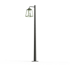 Roger Pradier - Lampadaire Lampiok 2 N°4 diffuseur clair Vert fougère 109 - Gris noir 107
