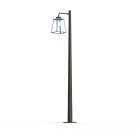 Roger Pradier - Lampadaire Lampiok 2 N°4 diffuseur clair Bleu 111 - Gris noir 107