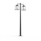 Roger Pradier - Lampadaire Lampiok 2 N°5 diffuseur clair Gris noir 107