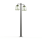 Roger Pradier - Lampadaire Lampiok 2 N°5 diffuseur clair Vert fougère 109 - Gris noir 107