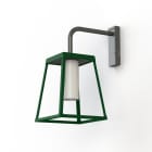 Roger Pradier - Applique Lampiok 4 N°2 LED 35w 2700°k Tube PMMA Gris 107 - Vert 067