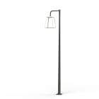 Roger Pradier - Lampadaire Lampiok 4 N°3 LED 35w 2700°k PMMA opale Gris noir 107- Blanc pur 101