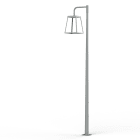 Roger Pradier - Lampadaire Lampiok 4 N°3 LED 35w 3000°k opale Gris soie 105
