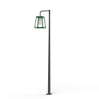 Roger Pradier - Lampadaire Lampiok 4 N°4 LED 35w 2700°k Tube PMMA Gris 107 - Vert 067