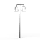 Roger Pradier - Lampadaire Lampiok 4 N°5 LED 35w 2700°k PMMA satiné Gris 107 - Gris 105