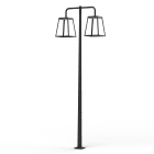 Roger Pradier - Lampadaire Lampiok 4 N°5 LED 35w 3000°k clair Noir foncé 000