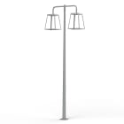 Roger Pradier - Lampadaire Lampiok 4 N°5 LED 35w 3000°k opale Gris soie 105