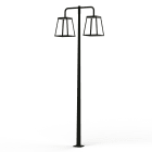 Roger Pradier - Lampadaire Lampiok 4 N°5 LED 35w 3000°k clair Gris noir 107