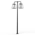 Roger Pradier - Lampadaire Lampiok 4 N°6 LED 35w 2700°k Tube PMMA Noir 000