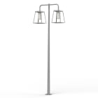 Roger Pradier - Lampadaire Lampiok 4 N°6 LED 35w 2700°k Tube PMMA Gris 105