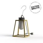 Roger Pradier - Luminaire mobile Lampiok 1 N°1 prise type J opale laiton brut 072